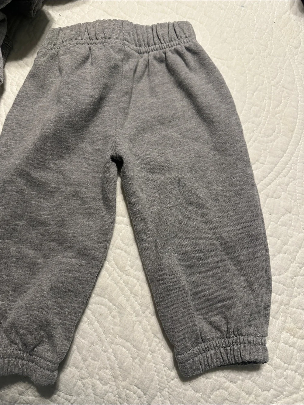 0281 John Deere Gray and Green Infant Matching Set Hoodie & Pants size 3-6 mths